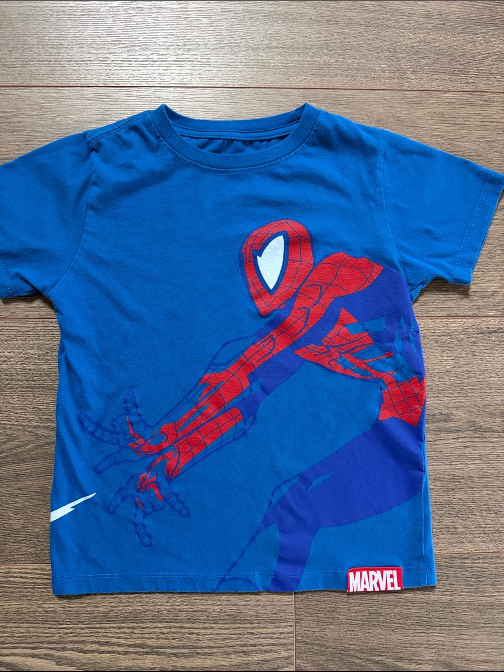 Marvel Spiderman Graphic T-Shirt Boys Size 8 Medium Short Sleeve Superhero Top